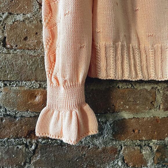 Rouje lila sweater in peach small - Picture 2 of 9